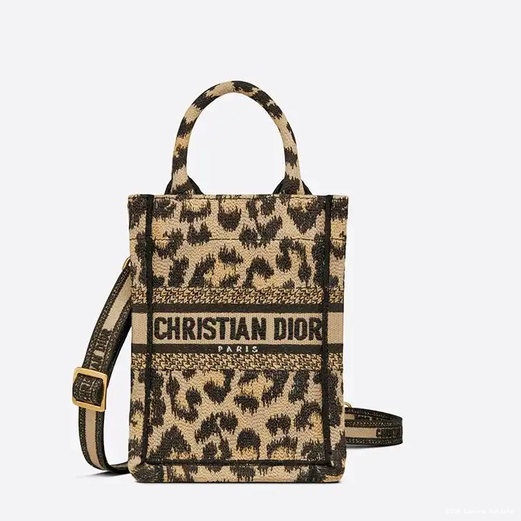 Motif Canvas Beige Book Dior Miniature Mizza Tote 0706 Luxury